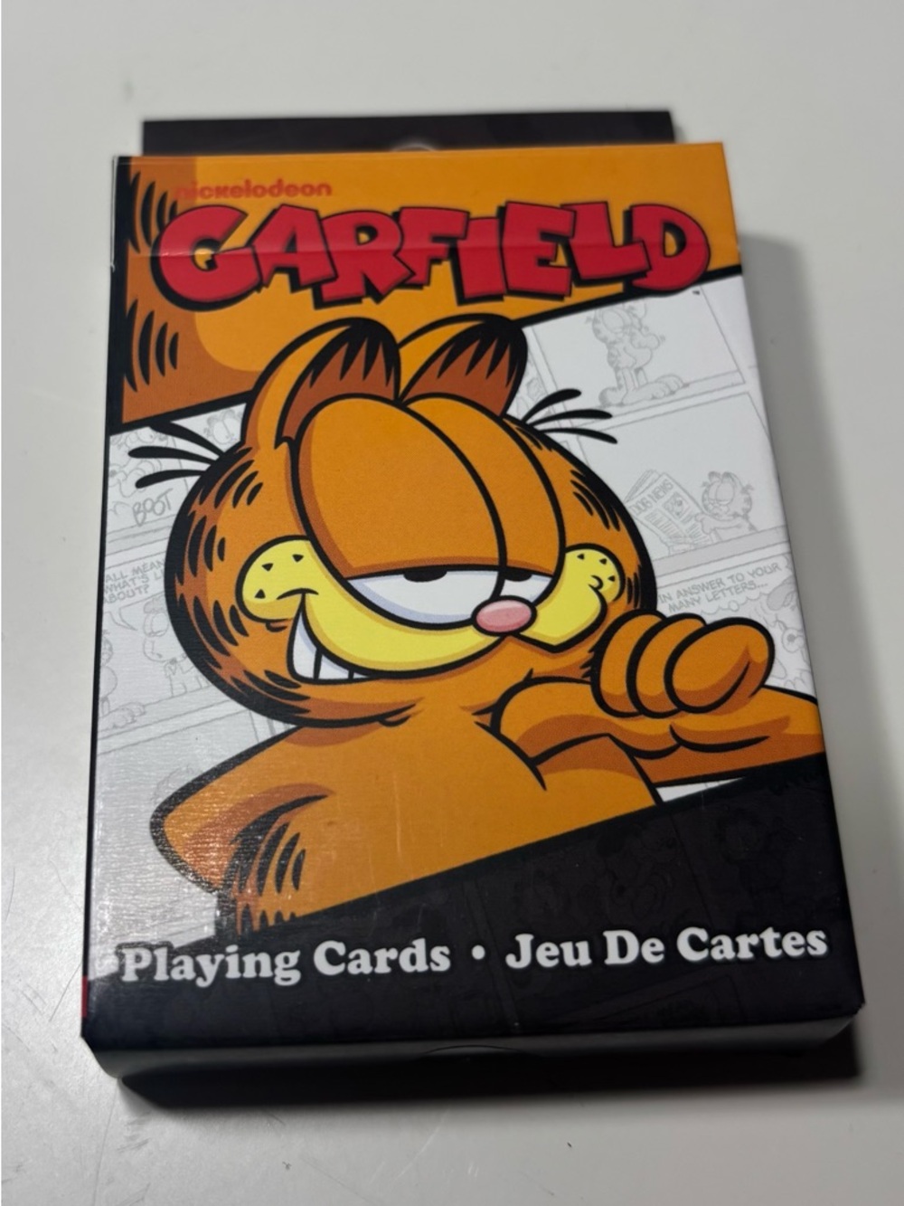 New Garfield Playing Cards - Nickelodeon Garfield Orange Deck